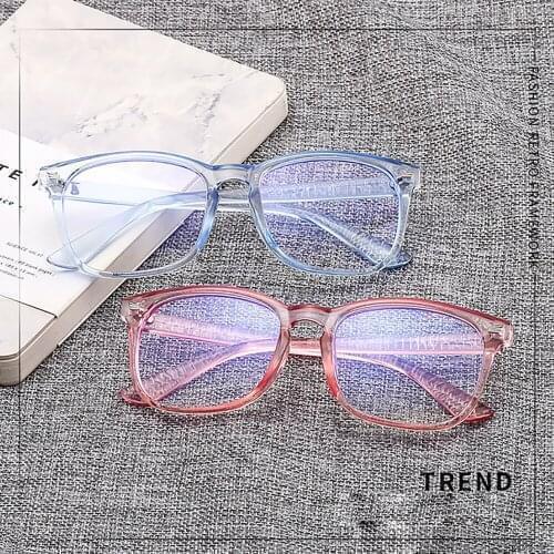 Eyewear Lightweight Anti Harmful Blue Light Square Glasses Classic Men Women New Hot Sale Myopia Optical Frame JDA3039