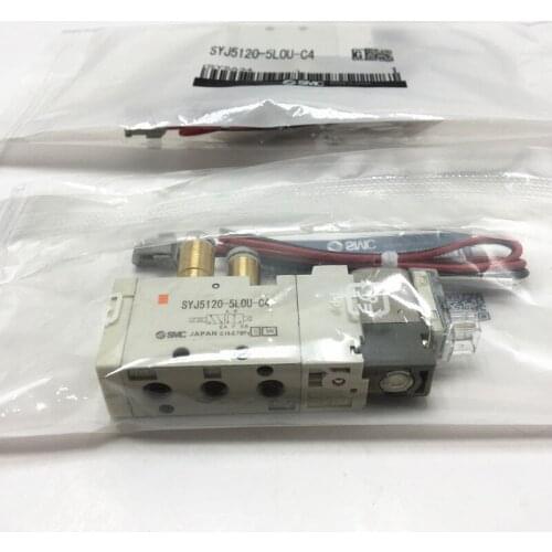 SYJ5120-5LOU-C4 Rubber Seal 5 Port Solenoid Valve SYJ5000 series