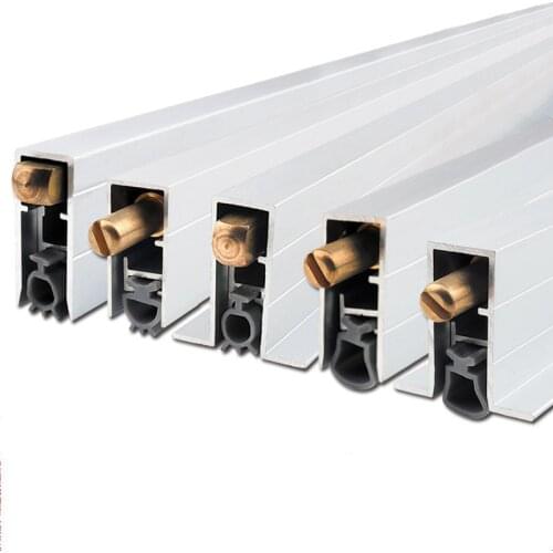 U shape aluminium door bottom seal Sealing strip automatic lifting Soundproof for bedroom