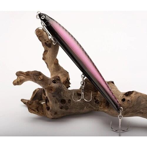 1PCS Pencil Fishing Lure 20g 115mm Lures Treble Hooks Slim Hard Artificial Bait Fishing Lures Wobble