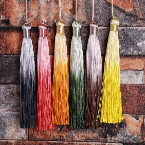 20pcs Tassel Pendants Polyester Trim Mixed Decor Applique Jewel Making DIY Craft