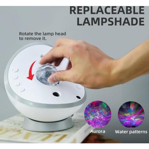 2021 New Colorful Starry Sky Galaxy Projector Light Bluetooth USB Charging Music Player LED Night Light Projection Lamp Gift