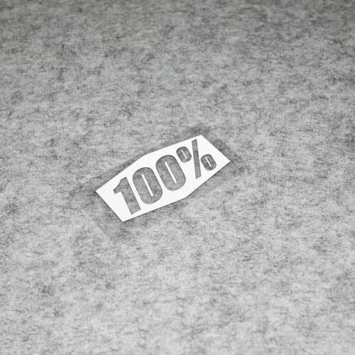 2x Car Styling Vinyl Numbers 100% Racing Motorcycle Auto Window Body Sticker Decal