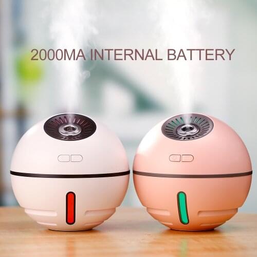 300ml Built-in Battery Aroma Diffuser Ultrasonic Air Humidifier USB Aromatherapy Essential Oil Diffuser Family With LED Light