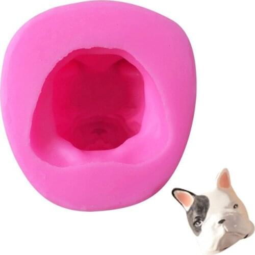 3D Ature Schnauzer Dog Handmade Soap Mold Chocolate Cake Decorating Tools DIY Fondant Silicone Mold Flexible Baking Mold