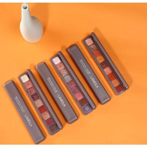 Nine-color keyboard fingertip eye shadow disc pearl matte shake super-fire 9 color eye shadow cheap wholesale