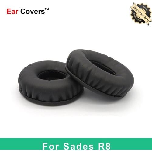 Ear Pads For Sades R8 Headphone Earpads Replacement Headset Ear Pad PU Leather Sponge Foam