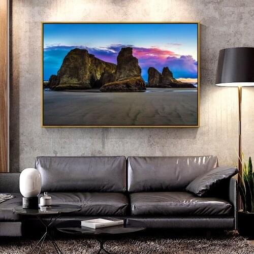 Artcozy Oil Canvas Painting nature_lake_sunset_landscape_ultrahd For Home Decoration Wall Art