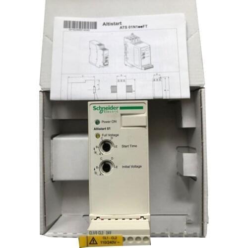 ATS01N112FT Three-Phase Soft Starter 5.5kW 200-480V Single Phase 1.5kW 12A 230V with Heat Sink Asynchronous Motor Soft Start