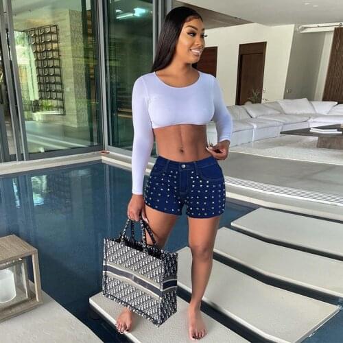 Женские джинсовые шорты COZOK China At AliExpress