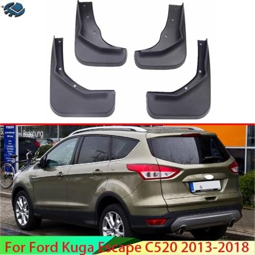 For Ford Kuga Escape C520 2013-2018 4PCS Mud Flaps Splash Guards Fender Mudguard Kit Mud Flap Splash Guards Mudguard