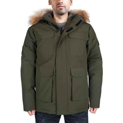 HARD LAND Men's Down Jackets With A Hood