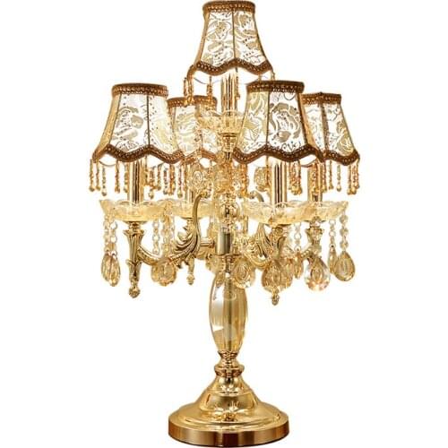 Crystal Table Lamp For Bedroom Luxury Crystal Table Lamp Modern Bedroom Bedside Lamp K9 Luxury Crystal Decoration Lamp