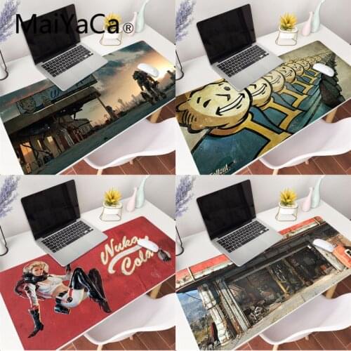 MaiYaCa 80x30cm Gaming Mouse Pad XXL Computer Mousepad Large XL Desk Keyboard Mouse Pad Mat Gamer for Call of Duty 3/Fallout 4
