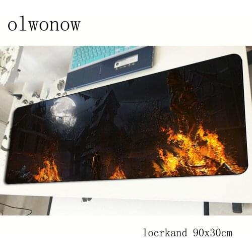 The evil within mousepad 900x300x2mm thick gaming mouse pad gamer mat locked edge game computer desk padmouse keyboard play mats