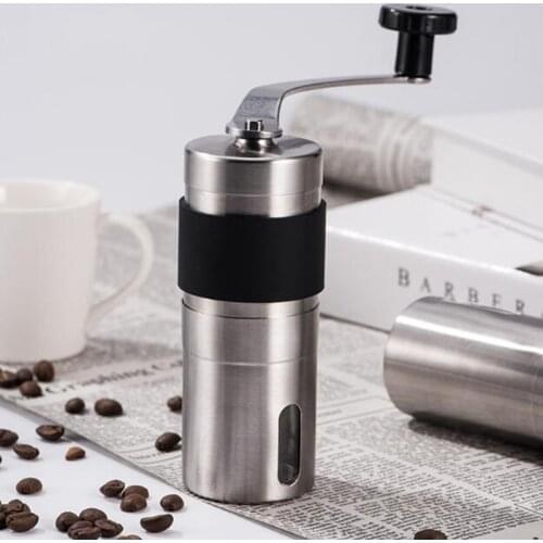 Stainless Steel Coffee Grinder Mini Hand Manual Handmade Coffee Bean Burr Grinders Mill Kitchen Tool Grinders