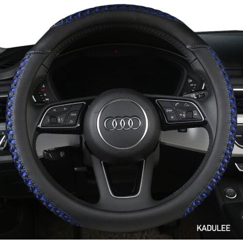 KADULEE Microfiber Leather Car Steering Wheel Cover For Chevrolet Cruze Captiva Lacetti Aveo Niva Spark Sonic Trax Camaro
