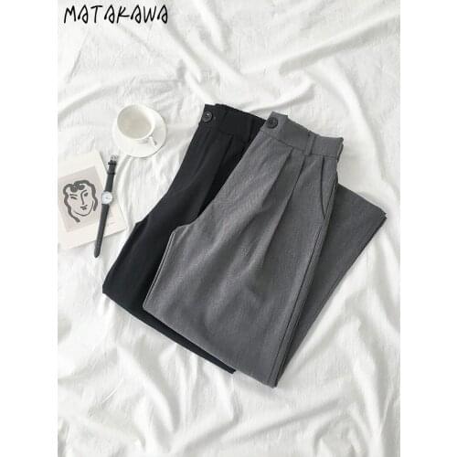 Женские брюки широкие Matakawa China At AliExpress