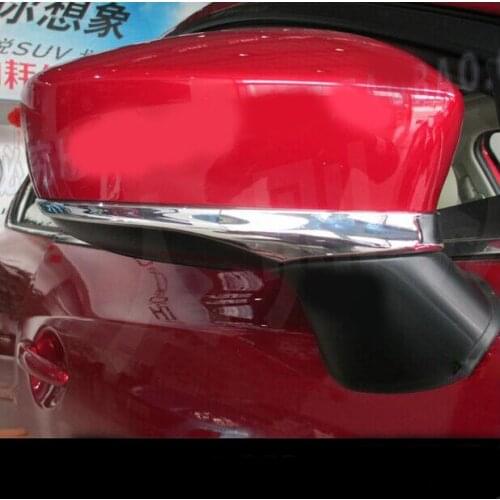 ABS Chrome Side Back Mirror Cover Rear Rearview Trim FOR Mazda 3 AXELA 2014-2016