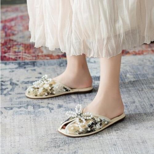 2021 spring new womens shoes with muffin sole PU rubber toe cap low heel