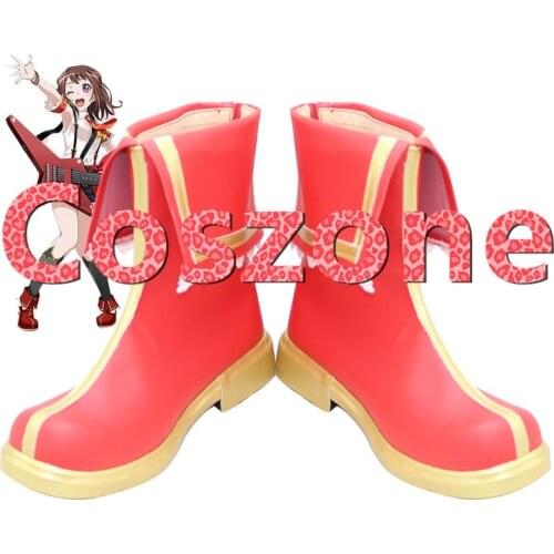 BanG Dream! Toyama Kasumi Cosplay Shoes Boots Halloween Carnival Cosplay Costume Accessory