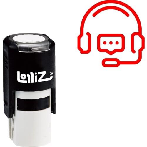 LolliZ Support 2 Self-Inking Rubber Stamp - Modern Symbol Series