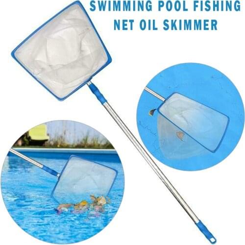 Swimming Pool Bottom Cleaning Landing Net Square Cleaner Skimmer Netting Leaf Catcher Professional Cleaning Tools