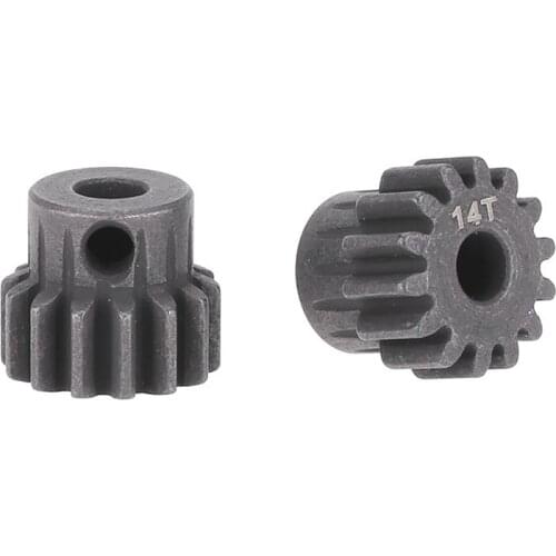 2Pcs M1 5mm 14T Pinion Motor Gear for 1/8 RC Car Brushed Brushless Motor
