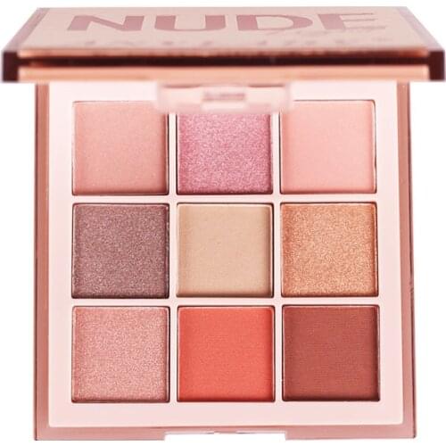 9 Colors Pearly matte eyeshadow autumn and winter powder brown earth color suede nine color eyeshadow