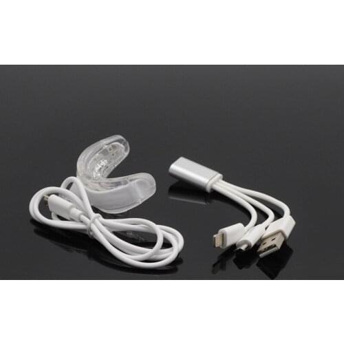 Teeth Whitening Device 1Set Tooth Whitening Portable Smart LED 3 USB Ports For Android IOS Dental Bleaching System