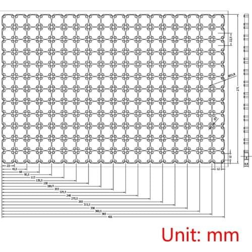 10PCS Black 21700 3x5 Battery Holder Cell Safety Brackets for 21700 Batteries