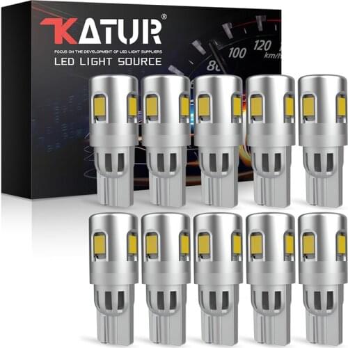 10pcs W5W LED T10 LED Canbus Bulbs led Side Marker License Plate Lamp White For Mazda 3 6 CX-5 323 5 CX5 2 626 Spoilers MX5 CX 5