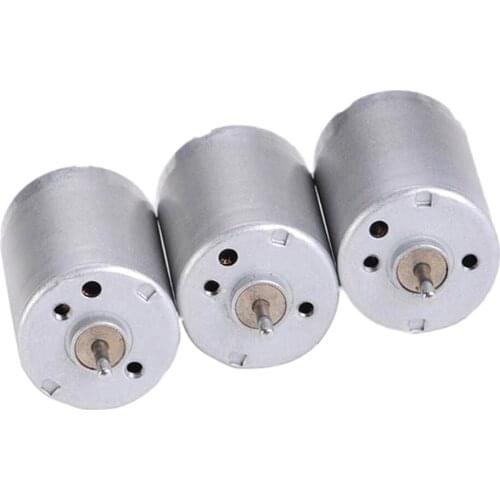 130 3-9V Round Motor For RC Airplane Boat Car Model DIY Accessories