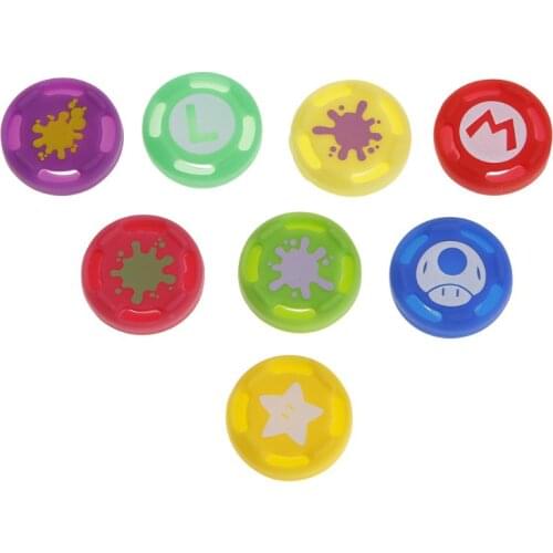 2021 New 2x Silicone Thumb Stick Grip Gamepad Analog Joystick for Switch NS pro PS4 Handle