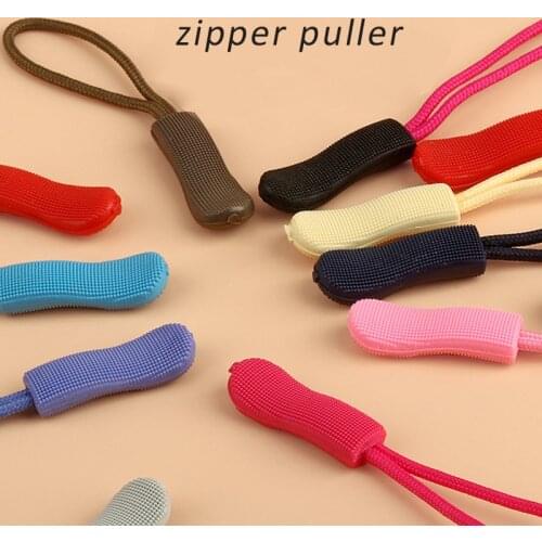 5# 20pcs/lot resin zipper pull cord close-end nylon zipper accessiories for sewing home textile garment bags shoes