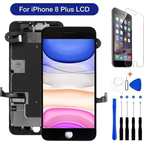 AAA+++ LCD Display For iPhone 8Plus Full Assembly For iPhone 8Plus LCD Touch Screen Digitizer Full Replacement No Dead Pixel