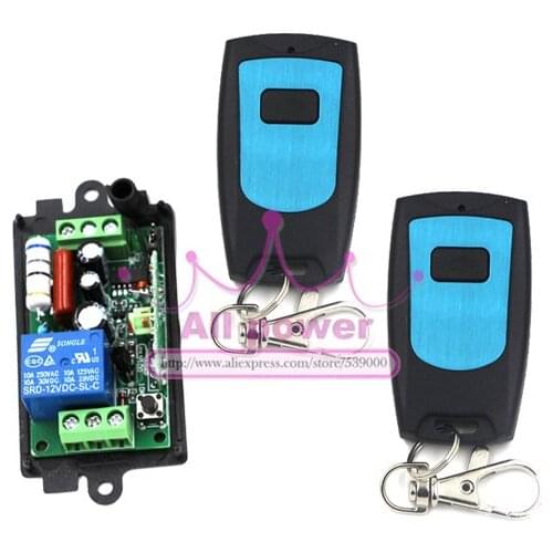 AC 110V 220V 315mhz 10A One Ways Wireless RF Remote Control Switch For Light