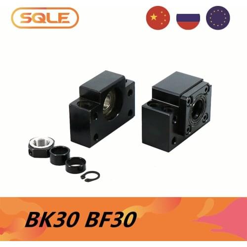 Fast deliver BK30 BF30 bearing SFU4005 SFU4010 Ball Screw End Support for CNC