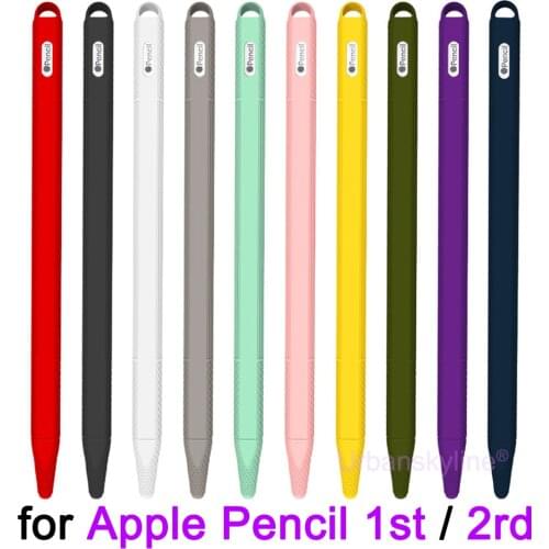 Cover for Apple Pencil 2 Case 1st 2 Gen for iPad Air Pro Sleeve Pouch Cap Holder Stylus Pen Protective Silicone Cute Accessories