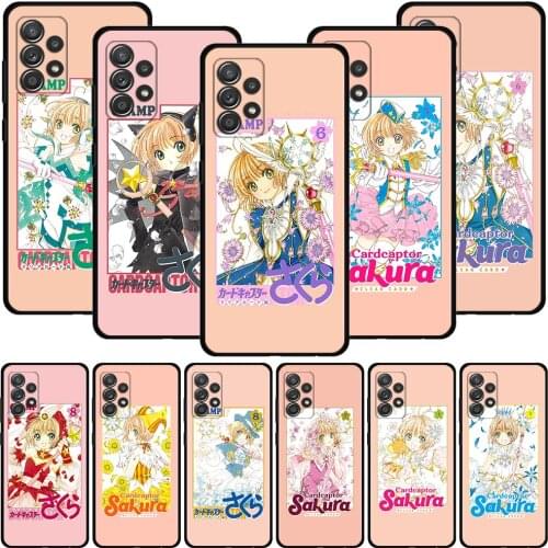 Cover For Samsung Galaxy A51 A71 A41 A31 A11 A01 A72 A52 A42 A32 A22 A21s A02s A12 A02 Shell Case Cartoon Card Captor Sakura