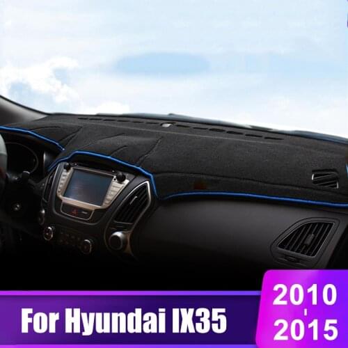 For Hyundai IX35 2010 2011 2012 2013 2014 2015 Car Dashboard Cover Avoid Light Pad Instrument Platform Desk Carpets Accessories
