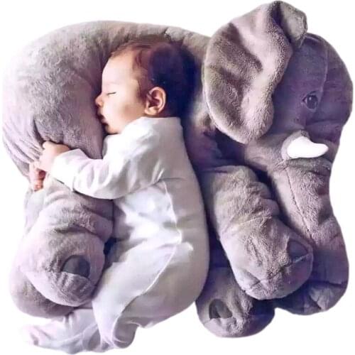 Elephant Doll Gray Elephant Two-in-One Plush Toy Accompany Sleeping Doll Child Birthday Gift Toy