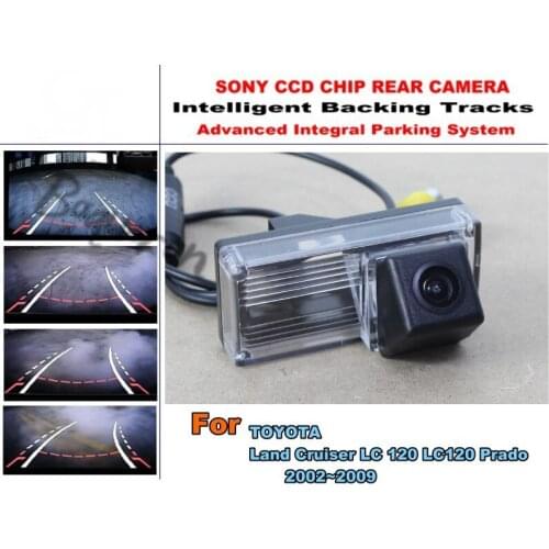 Imports HD CCD Backing Tracks Chip Camera For TOYOTA Land Cruiser LC 120 LC120 Prado 2002~2009 Rear View Parking Night Vision