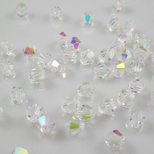 Crystal clear AB 3mm 720pcs/Lot Chinese Top Quality Crystal Bicone Beads Free Shipping