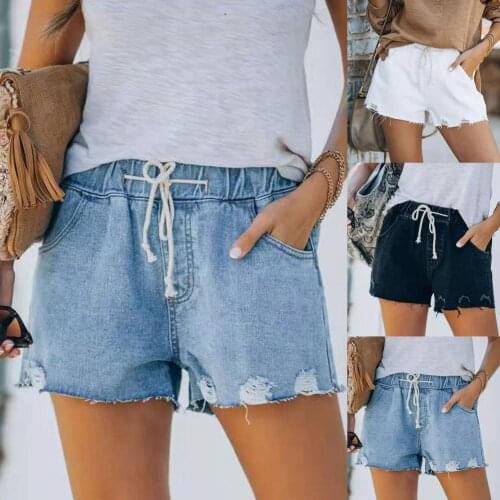 Summer Shorts Thin Stylish Women Loose Jeans Shorts Sexy Female Casual Stretch Denim Shorts Streetwear шорты женские short femme