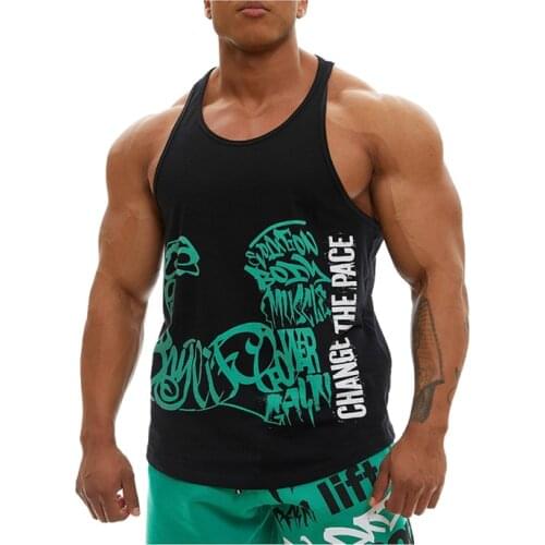 Fitness 2020 New Fashion cotton Men Tank Top Sportswear elastique musculation Bodybuilding Workout Vest tank top men summer tops