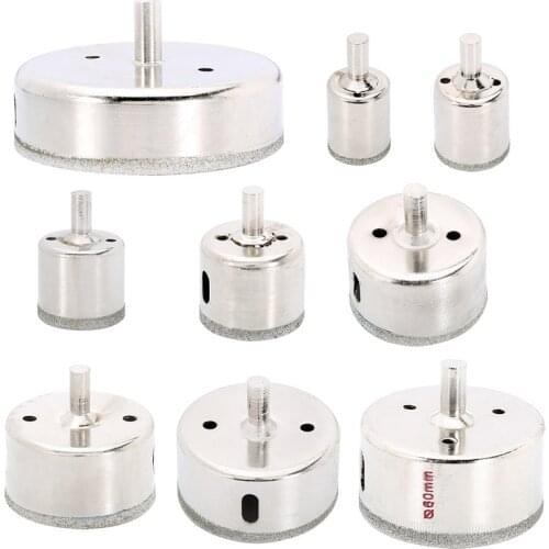 Diamond Drill Bit Set 25/30/35/40/45/50/55/60/75/100mm Diamond Tools Hole Saw Use for Glass Marble Tile Granite 66CY