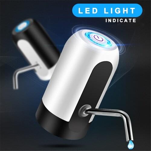 Water Bottle Pump Suction Auto Electric Portable Switch Portable USB Charging
