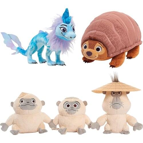 New Movie Raya and The Last Dragon Plush Toys Sisu Tuk Pan Uka Cute Soft Animals Dolls Children Christmas Birthday Gifts