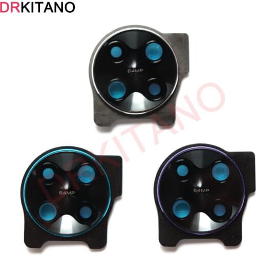For Xiaomi POCO F2 Pro Rear Camera Lens Glass With Frame Holder For Redmi K30 Pro POCO F2 Pro Back Camera Lens Glass Replacement